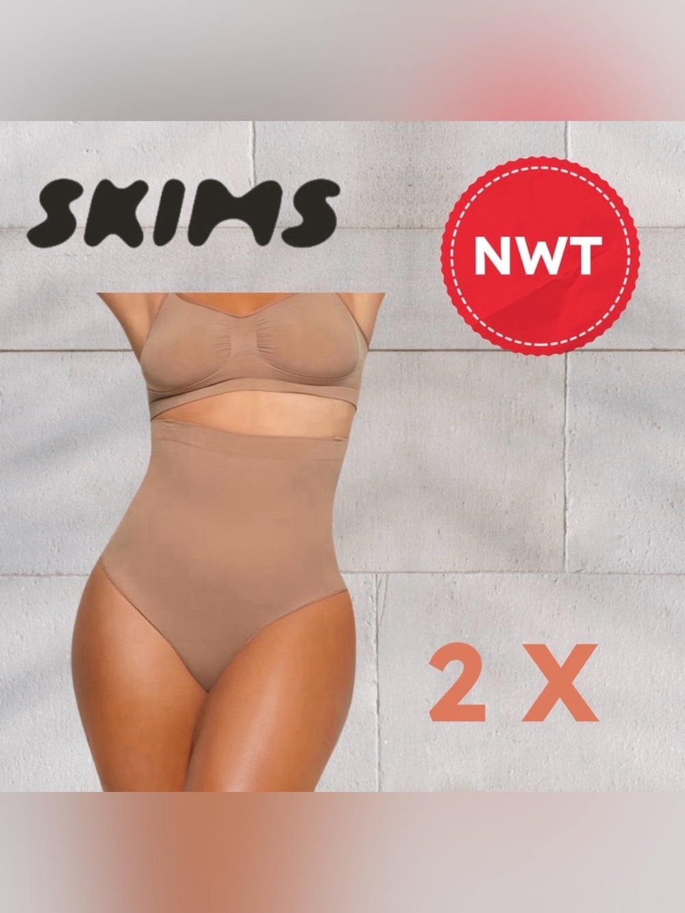 🇺🇸🆕📦NIB SKIMS | 2X | SIENNA Core Control Strong High Waisted Brief**